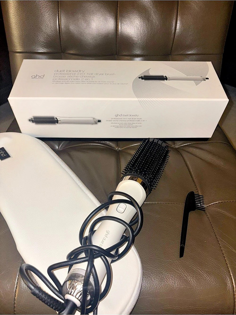 ghd Duet Blow Dry 2-In-1 Hair Dryer Brush - like new